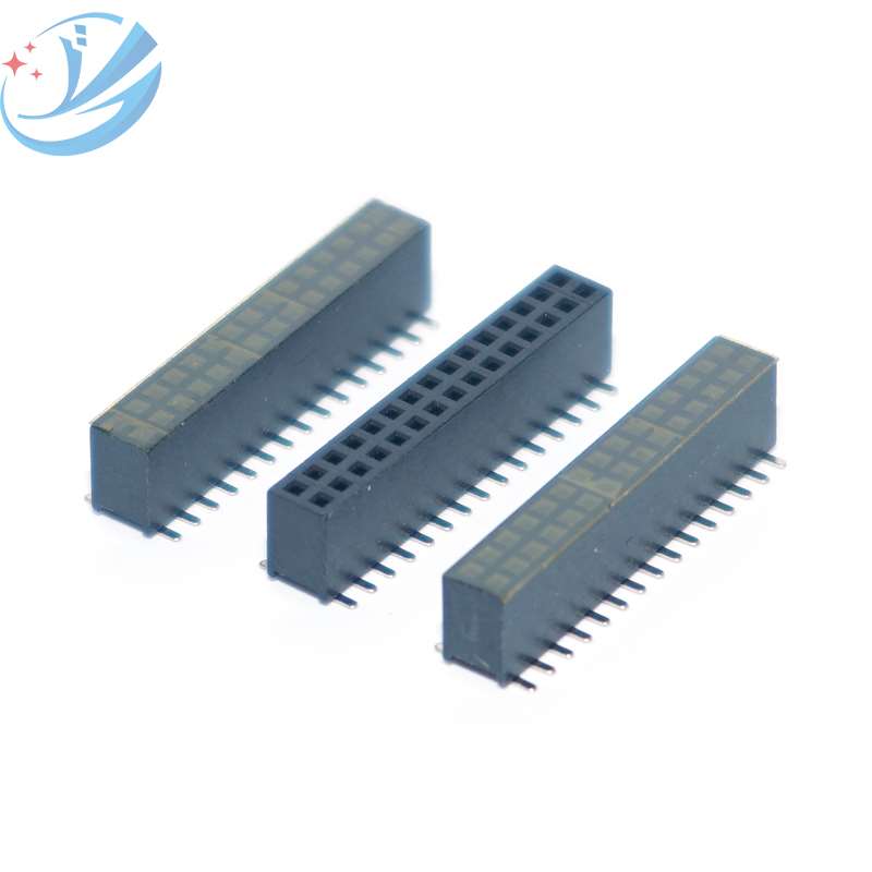 Conector de cabecera hembra SMT de paso de 1,27
