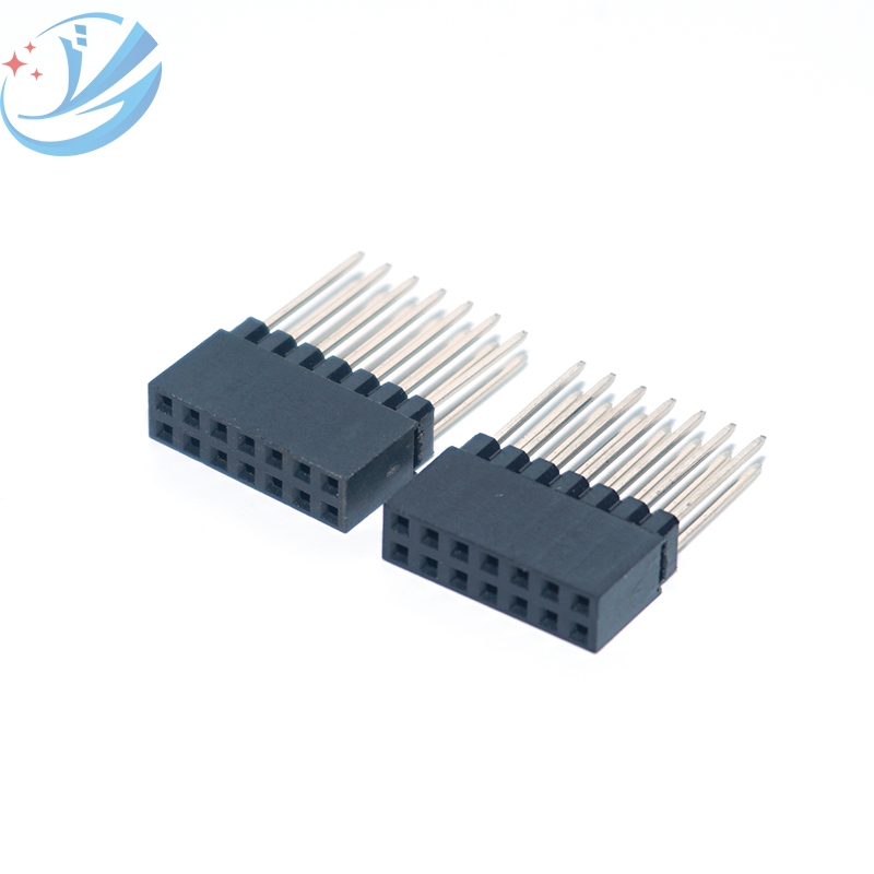 Cabezal de pin hembra de paso 2,54 recto