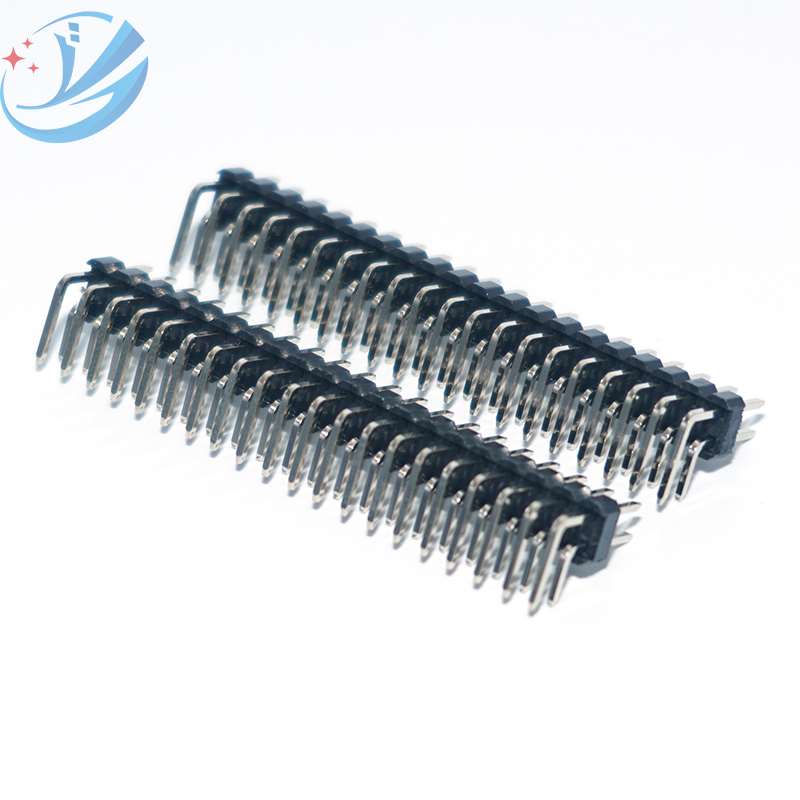 Conectores DIP de 40 pines de doble fila en ángulo recto de 2,54 mm
