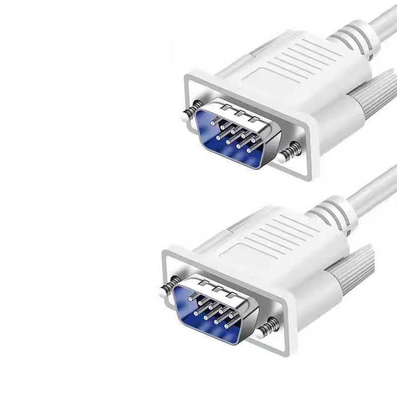 Cable de blindaje de conector macho a macho DB9