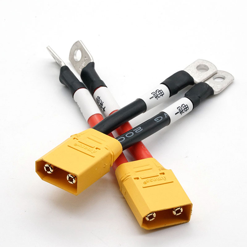 Enchufe XT90 a cable de batería de silicona con terminal circular 10-5